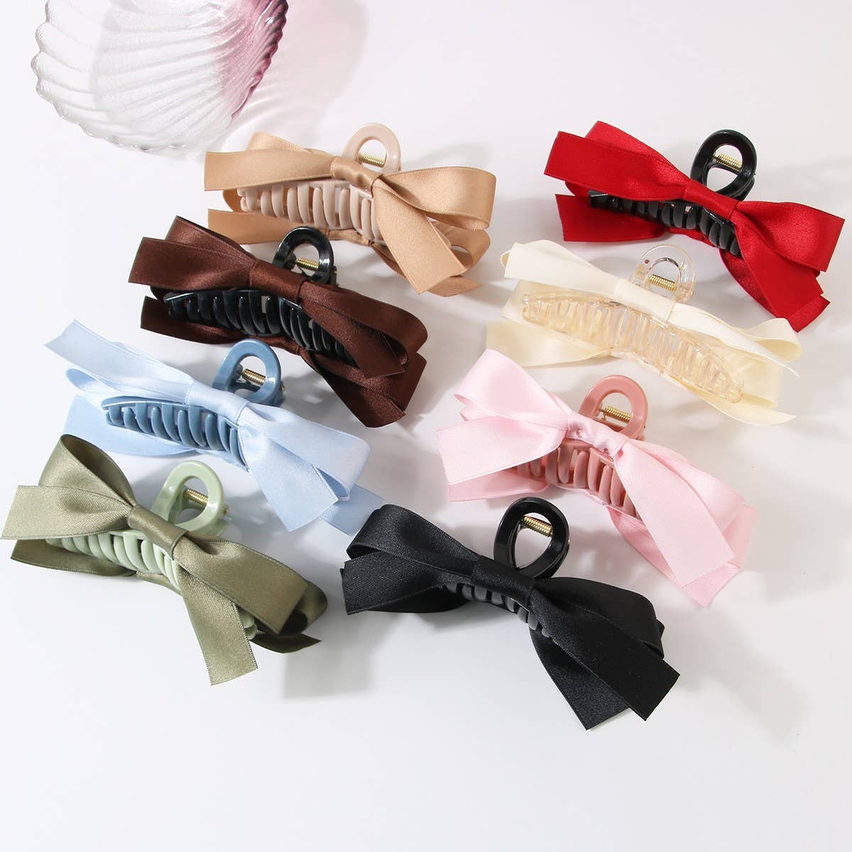 HOT-SELLING SWEET BOW HAIR CLAW ? LARGE &AMP