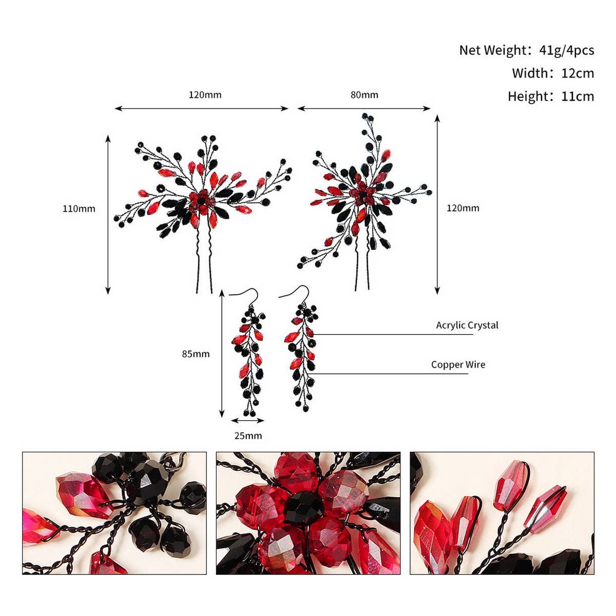 VINTAGE WEDDING BRIDAL HAIR ACCESSORIES