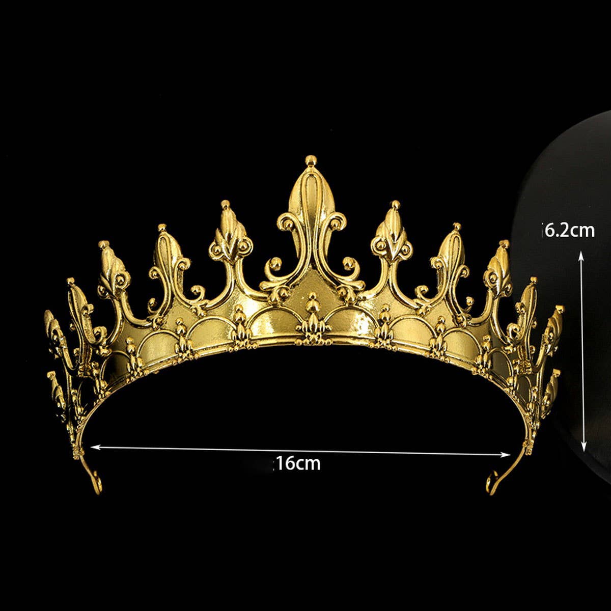 QUEEN'S HAIR CROWN HALLOWEEN CROWN TIARAS_CWMM2007