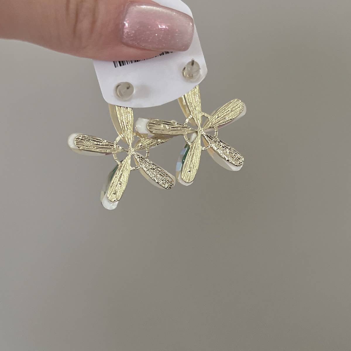 CRYSTAL JASMINE FLOWER EARRINGS