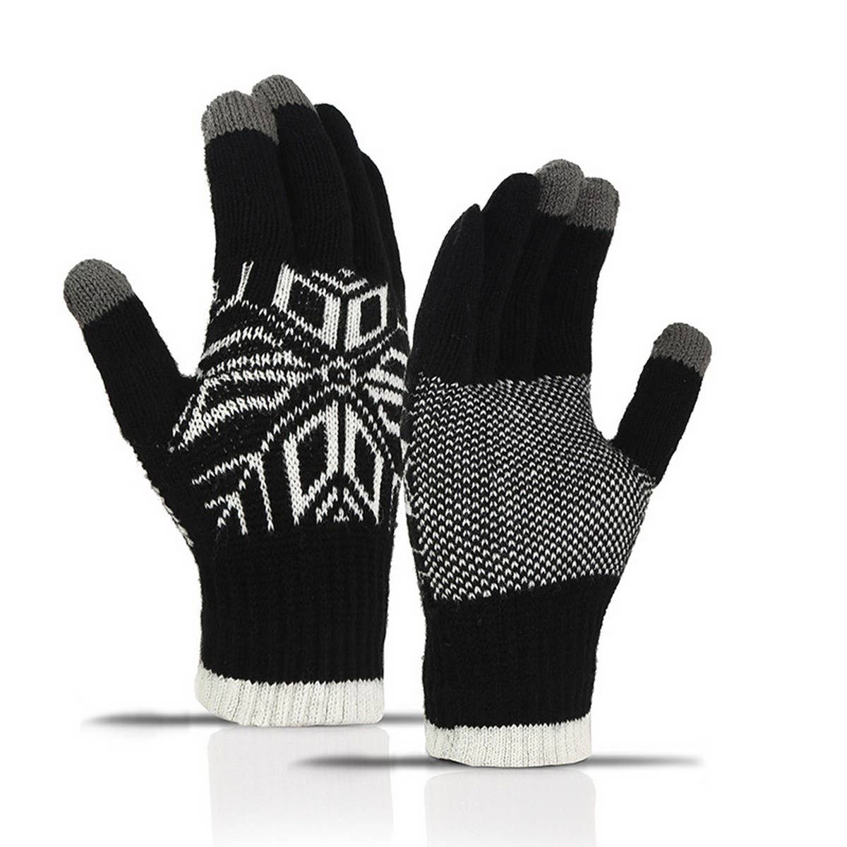 CWAG00575_UNISEX WINTER REINDEER OUTDOOR WARM GLOVES