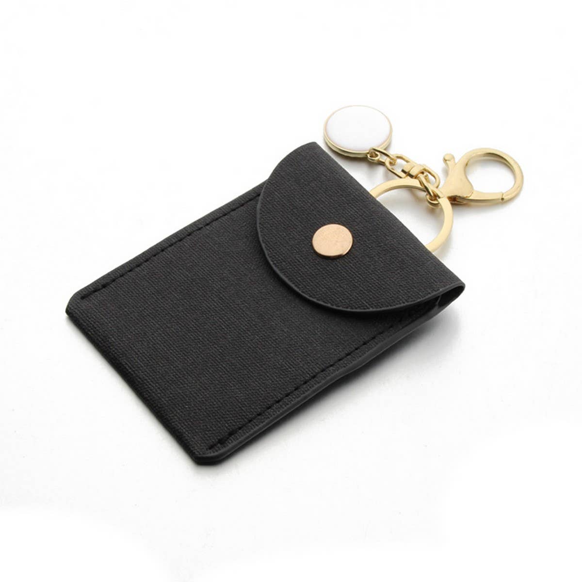 PU Leather Wristlet Wallet Keychain_CWAB5005