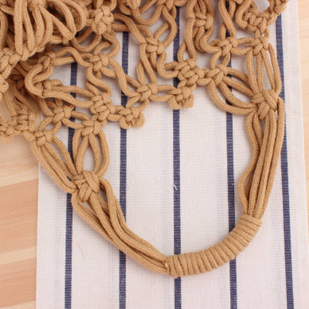 PORTABLE CASUAL HOLLOW COTTON WOVEN BAG_CWAB2116