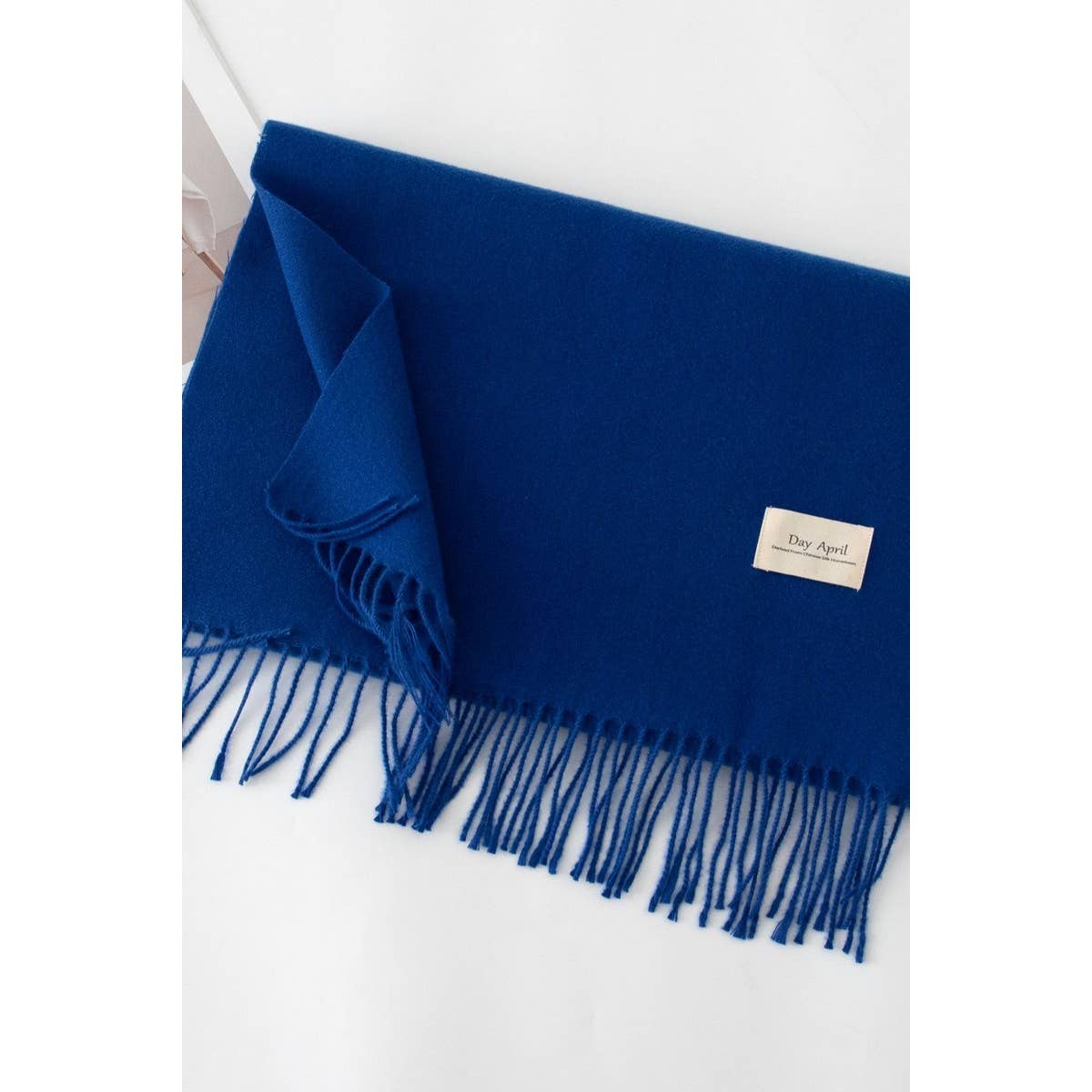 CWASC1482_SOLID COLOR MEDIUM-LENGTH WARM SCARF SHAWL NECK