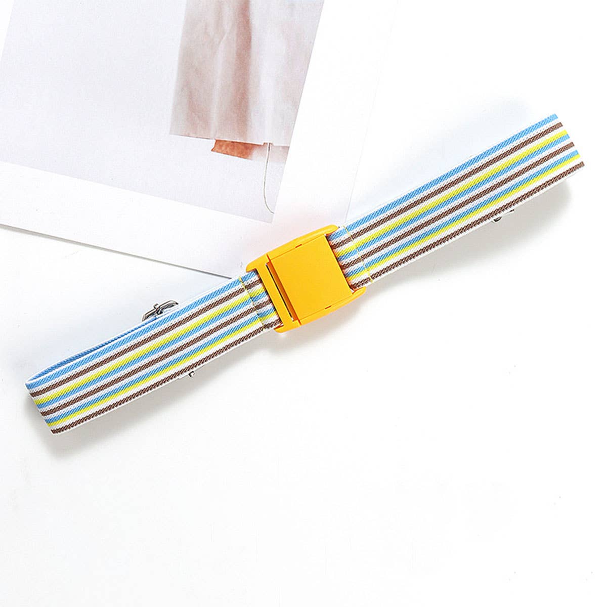 HEART HOOK ELASTIC ADJUSTABLE BRAIDED BELT_CWABE0679