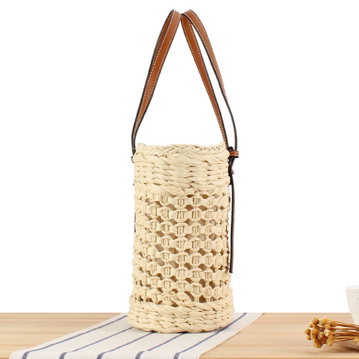 CASUAL HOLIDAY HOLLOW LARGE CAPACITY WOVEN BAG_CWAB2023