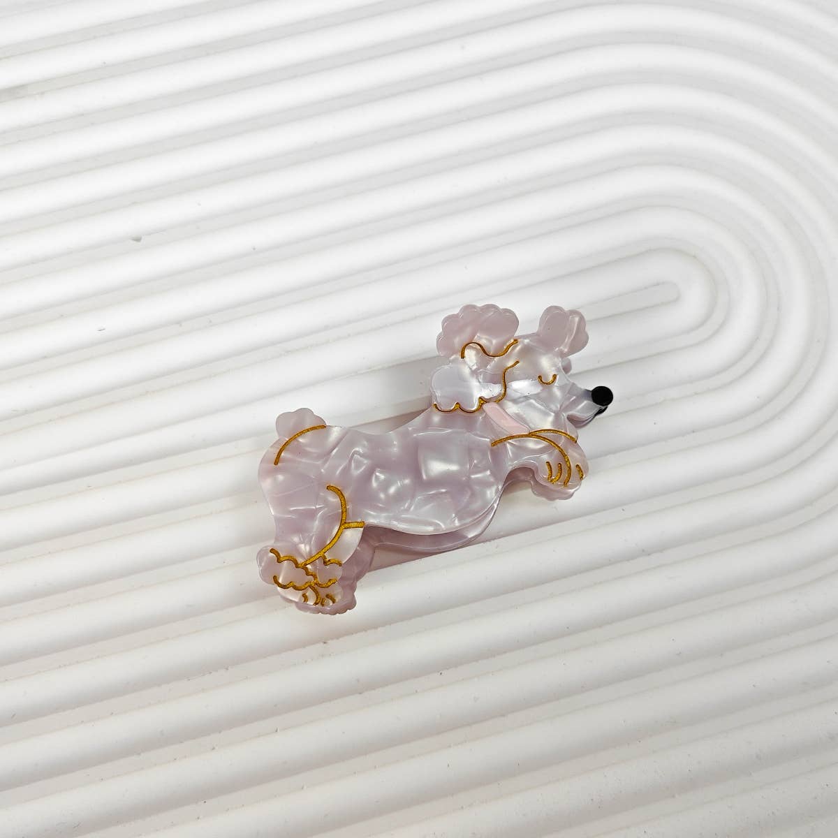 Cartoon Corgi Hair Claw Clip, Acetate Material_CWAHA6433