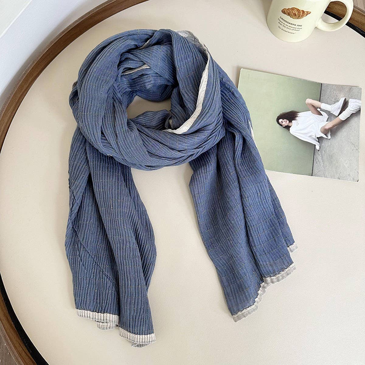 CASUAL THICK WARM PLAID SCARF_CWASC1414