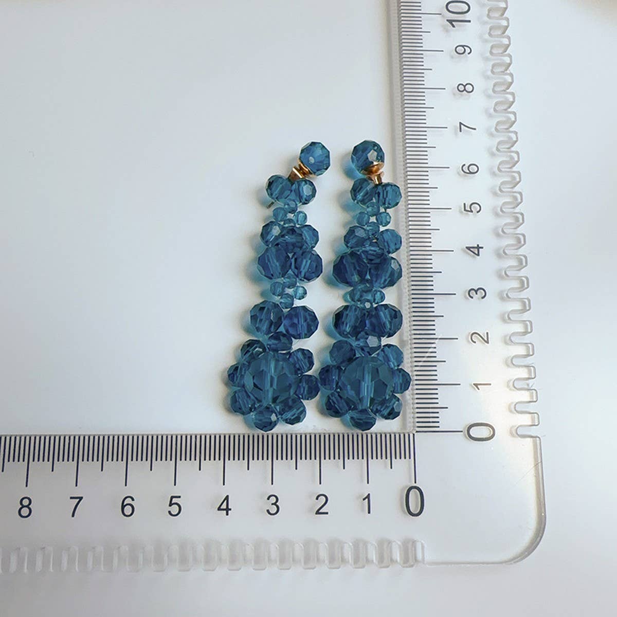 LIGHT LUXURY CRYSTAL FLOWER VERSATILE EARRINGS