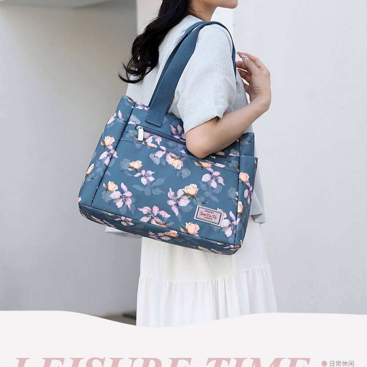 PRINT WATER-REPELLENT SHOULDER CROSSBODY BAG_CWAB3446