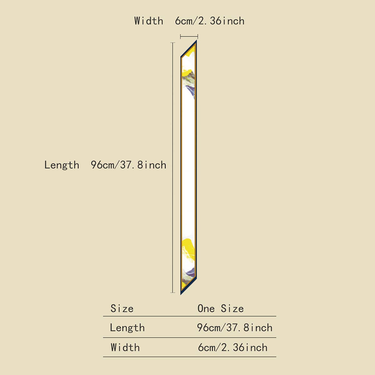 Letter Floral Skinny Scarf ? Hair Bow & Bag Ribbon