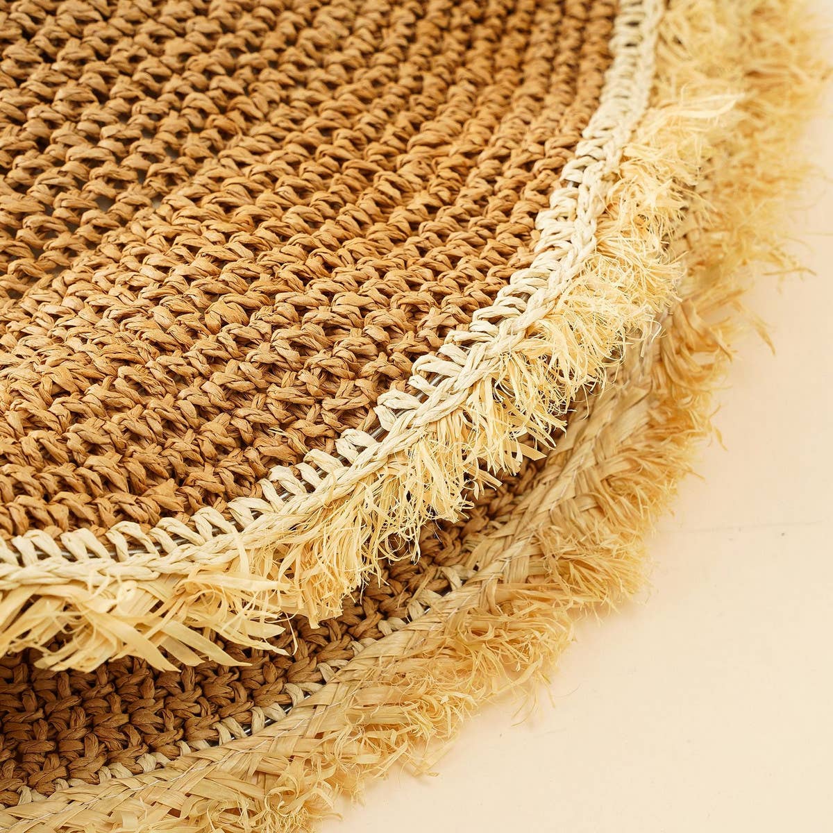 NEW STYLE RAW EDGE SUN BUCKET HAT_CWAH1423