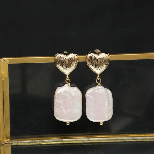 WOMEN'S HIGH-END NATURAL PEARL EARRINGS