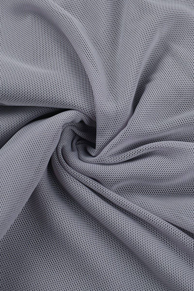 CWDSD7626_MESH BODYCON SLEEVELESS MINI DRESS