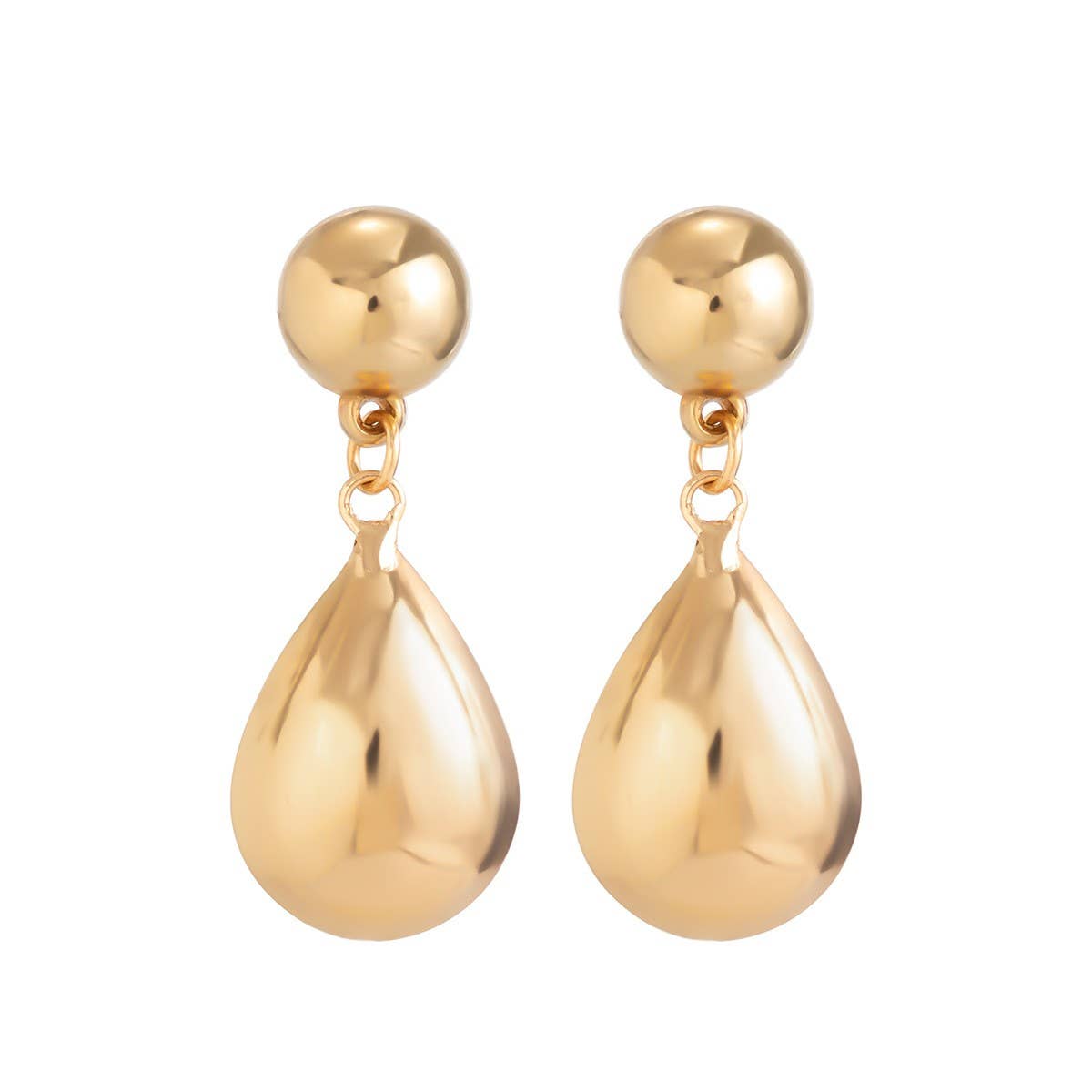 MINIMALIST GEOMETRIC WATER DROP EARRINGS