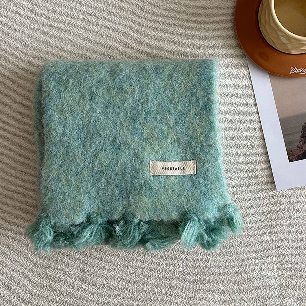 Soft Knit Scarf ??Thick Tassel Winter Warm Wrap_CWASC2292