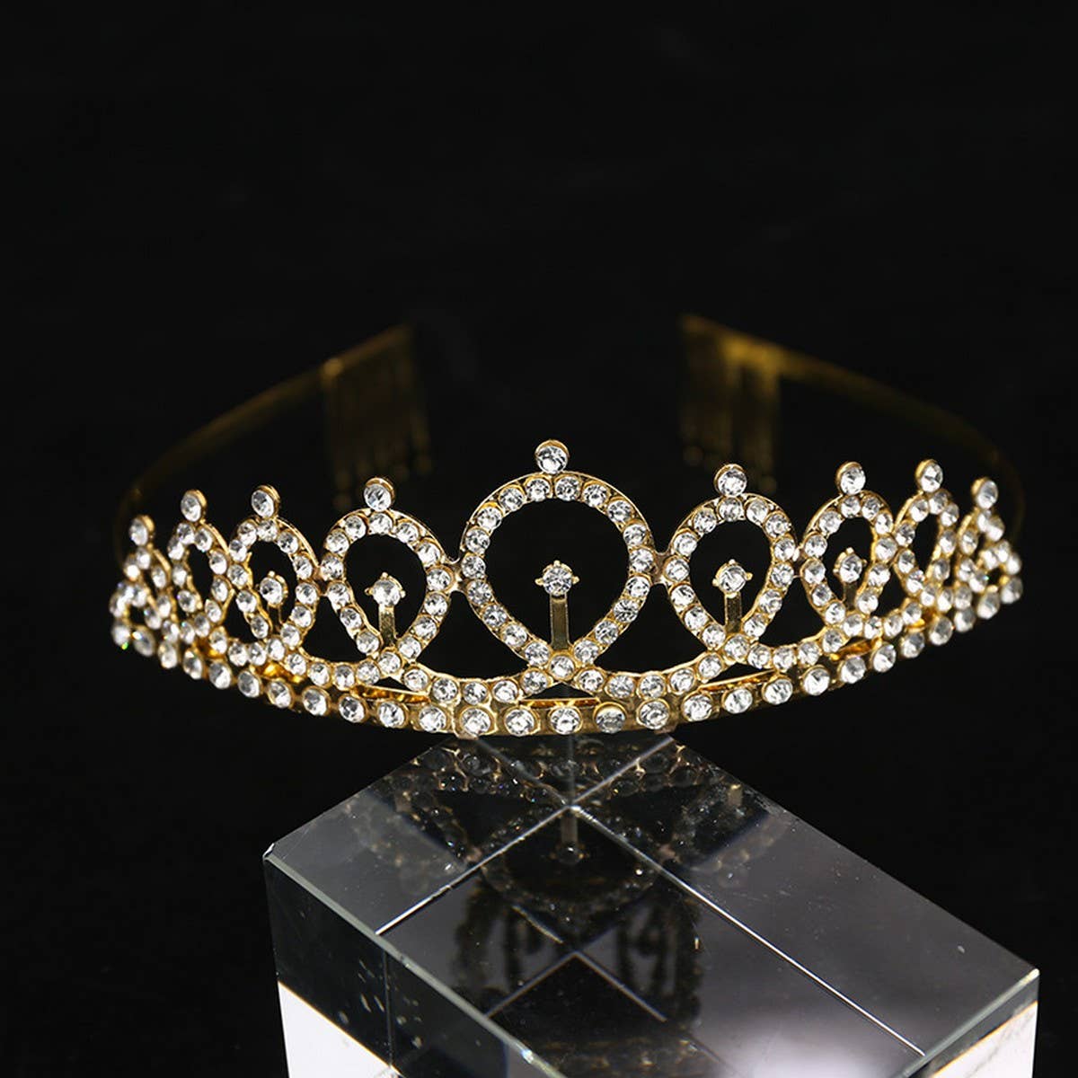 BIRTHDAY CROWN HEADBAND WEDDING CRYSTAL TIARAS_CWMM2023