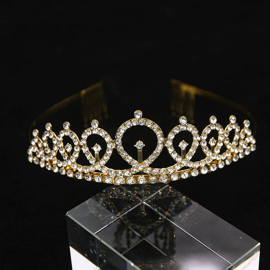 BIRTHDAY CROWN HEADBAND WEDDING CRYSTAL TIARAS_CWMM2023