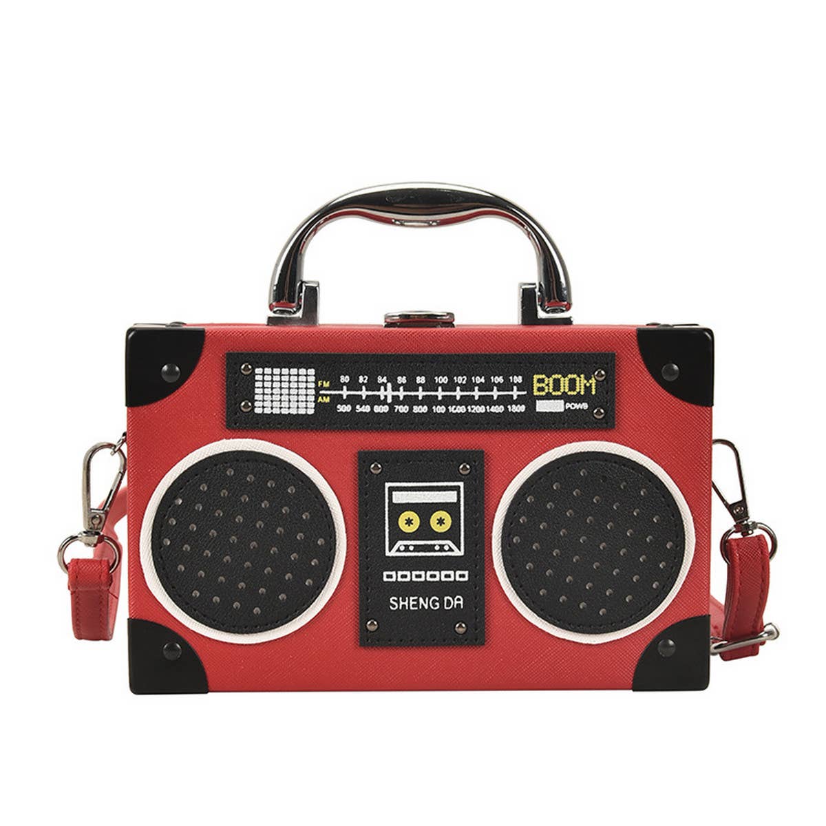 RETRO RADIO BOX-SHAPED MESSENGER BAG_CWAB0985