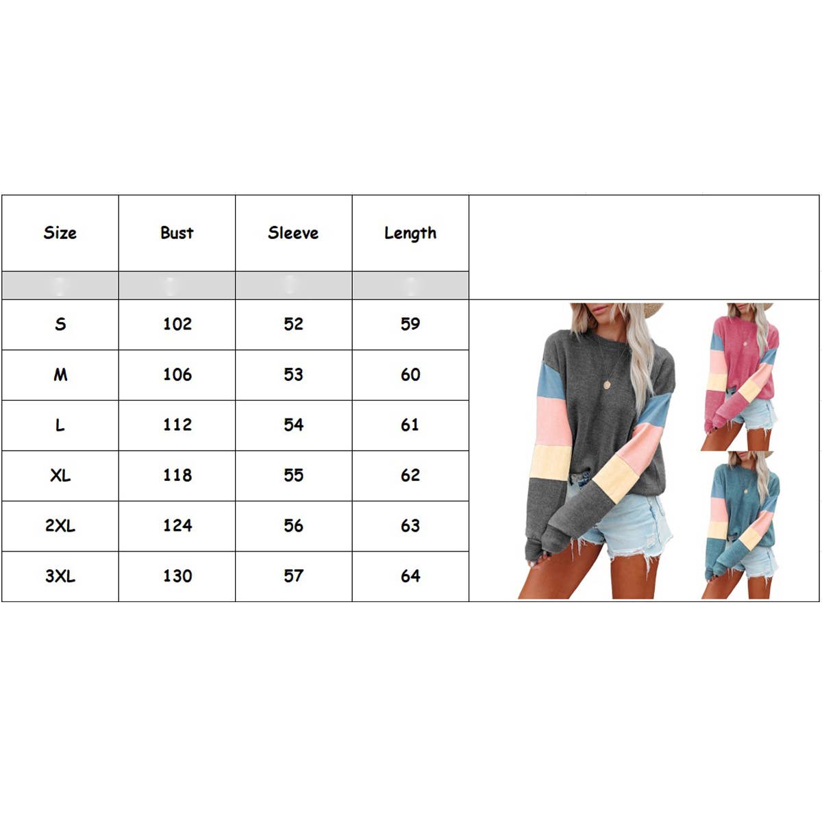 WOMEN'S CREW NECK COLOR PULLOVER LOOSE HOODIE