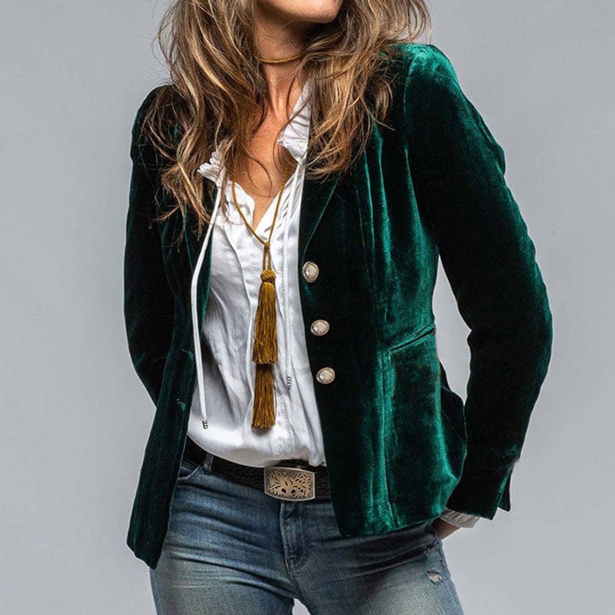 ALL-IN-ONE LONG SLEEVE SUIT IN CANARY POCKET