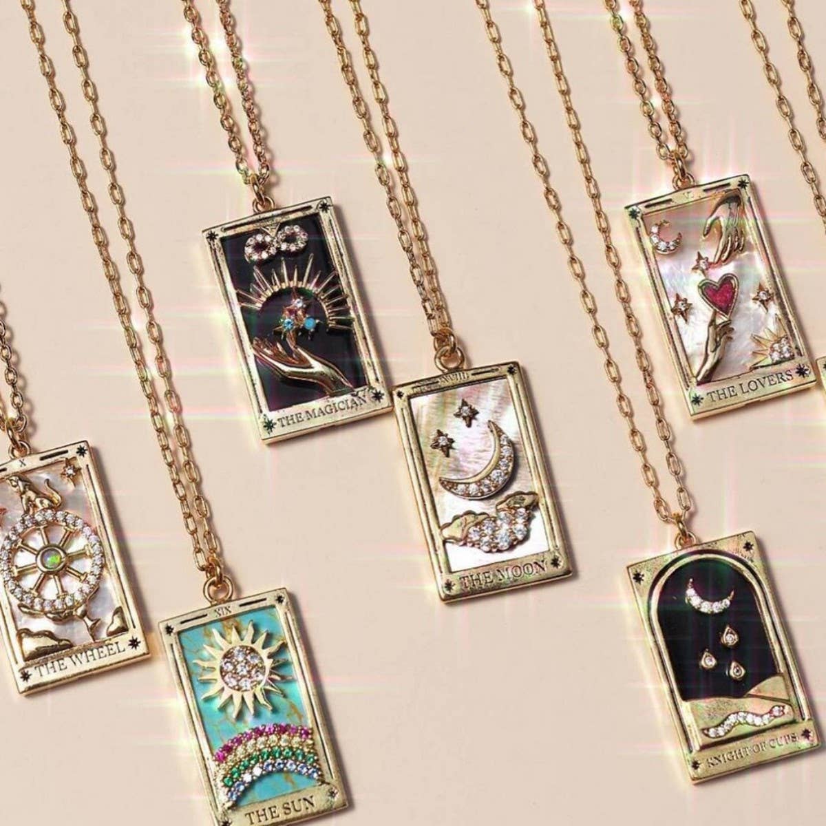 WOMEN'S PERSONALIZED VINTAGE TAROT NECKLACE