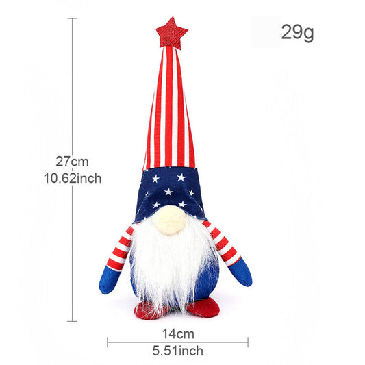CWMM9495_INDEPENDENCE DAY FIVE-POINTED FACELESS DWARF TOY