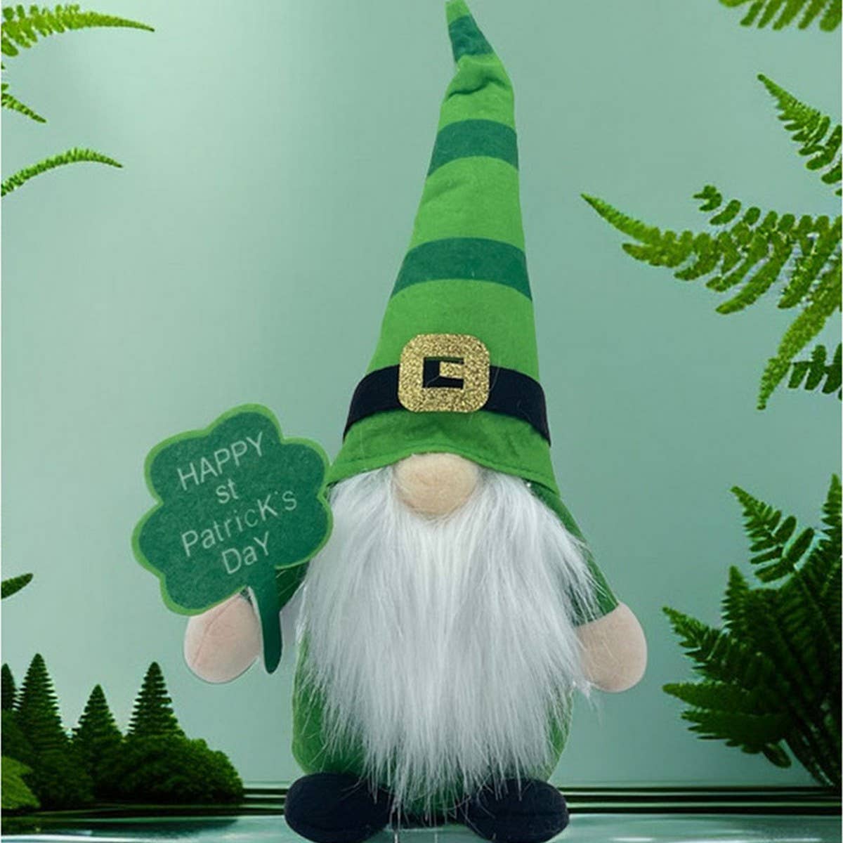 ST. PATRICK'S DAY FACELESS DOLL RUDOLPH ORNAMENT_CWMM3454