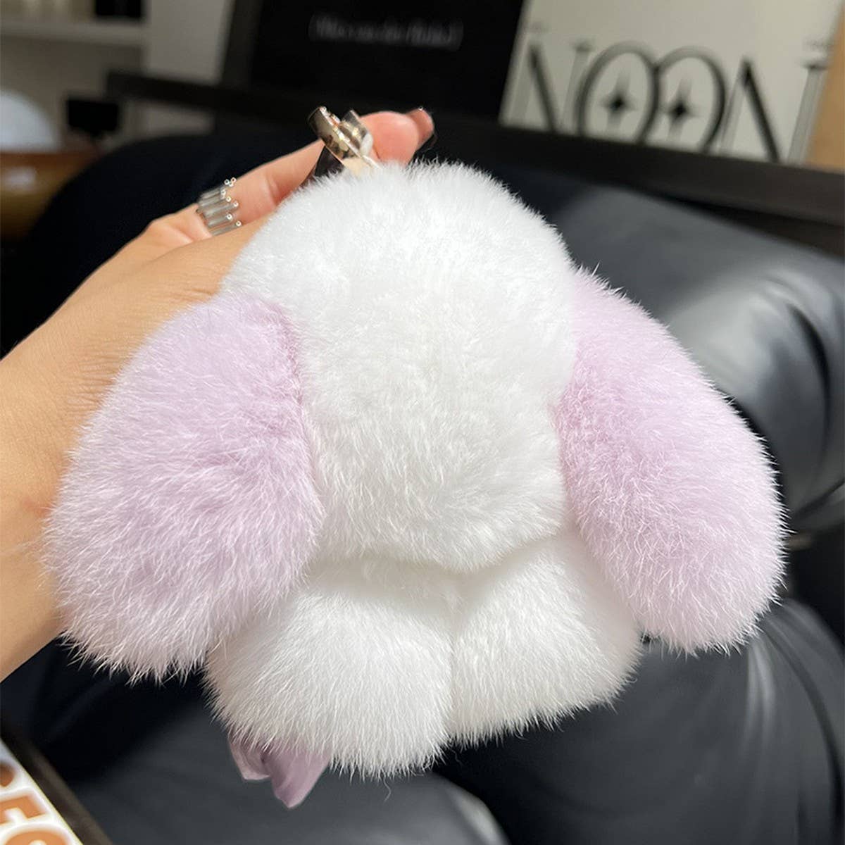 CUTE MINI PLUSH BUNNY DOLL KEYCHAIN PENDANT