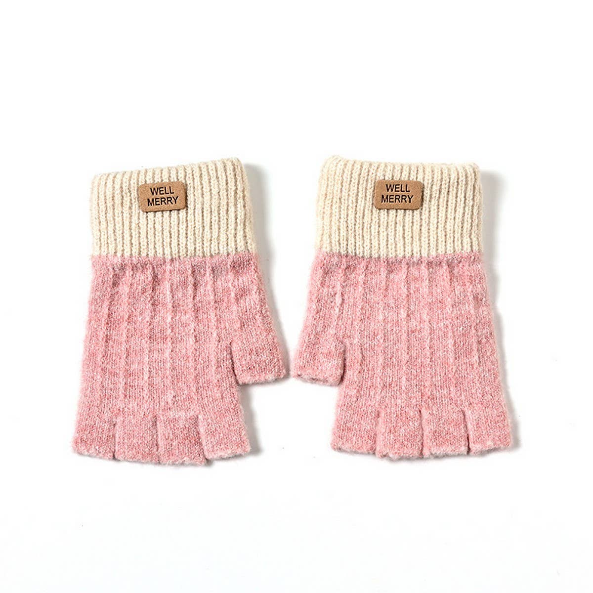 WOMEN'S AUTUMN AND WINTER HALF FINGER WOOL GLOVES_CWAG0176