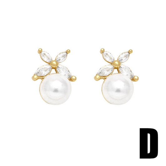 MINIMALIST PEARL BOW EARRINGS
