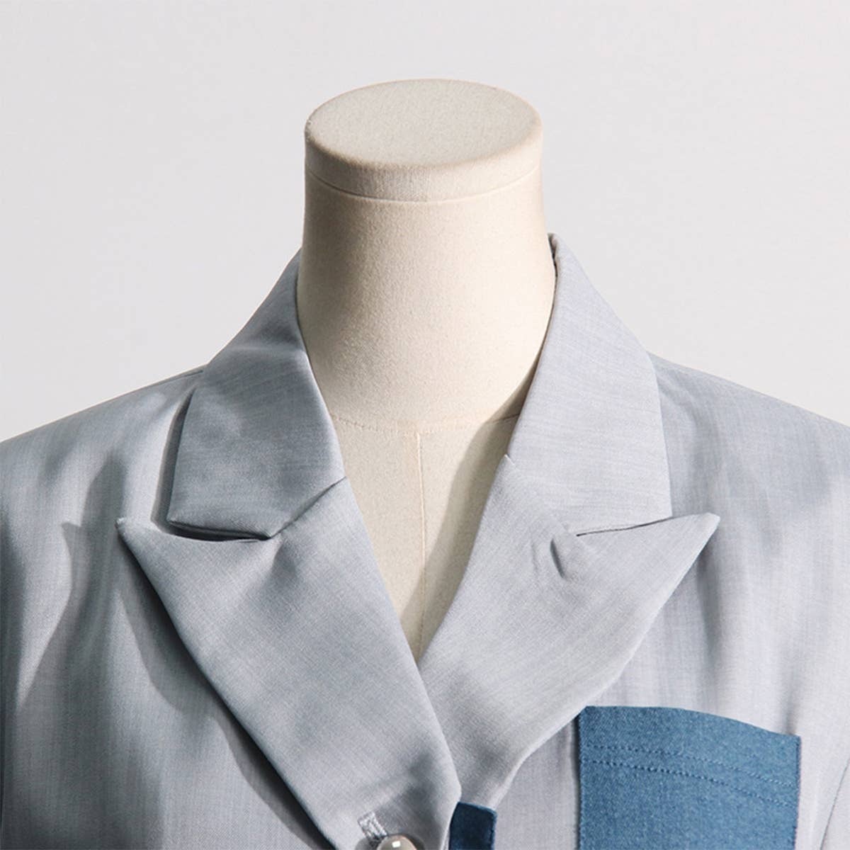 Casual Colorblock Loose Blazer for Women_CWOCO1246