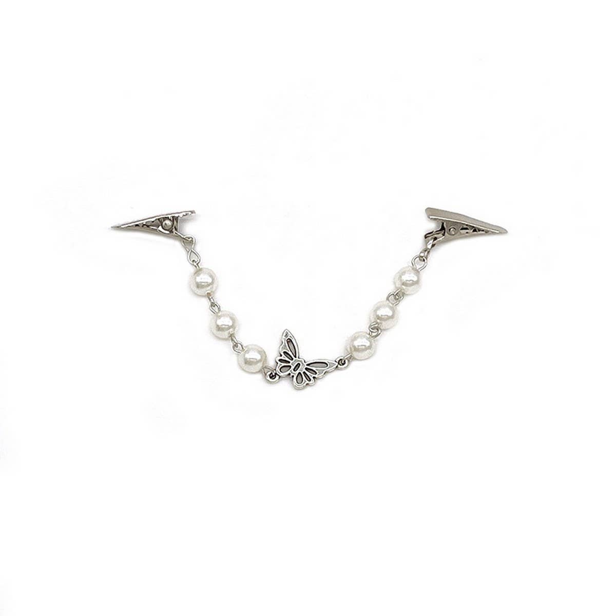 FASHION MOTHER OF PEARL PENDANT SHAWL CLIP_CWMM2192