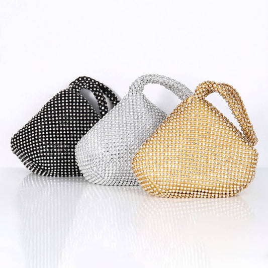 WOMEN FASHION TRIANGLE DIAMOND HANDBAG_CWAB0603