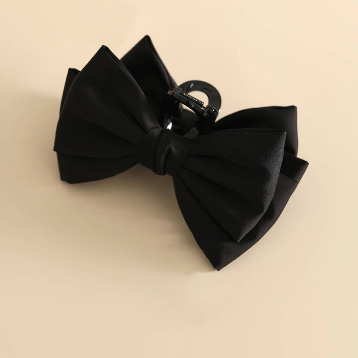 DOUBLE-SIDED BOW LARGE HIGH-END SHARK HAIRPIN