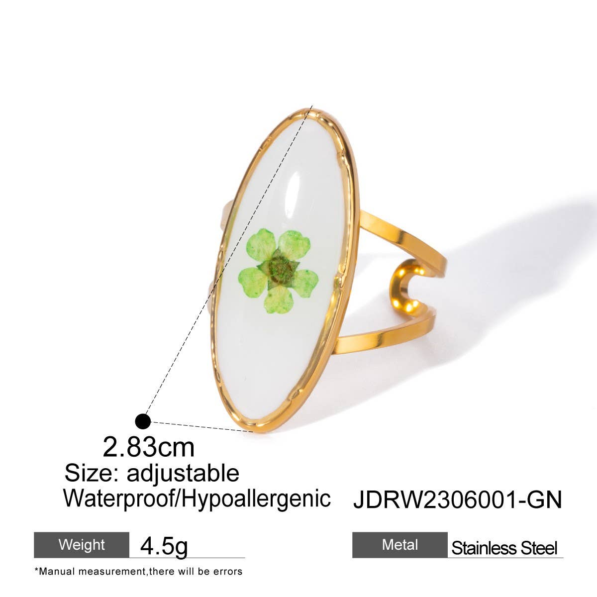 ROUND PRESERVED DRIED FLOWER RING