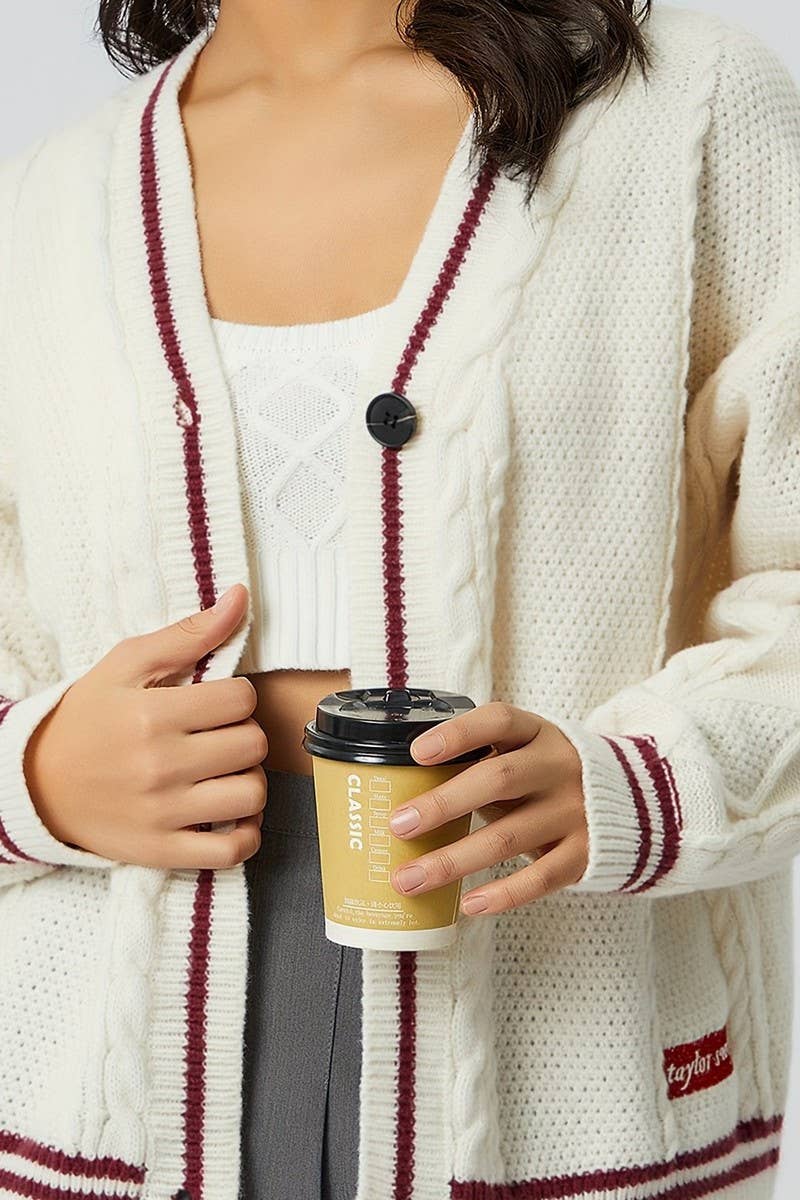 CWOCAL1794_SINGLE BREASTED KNIT EMBROIDERED CARDIGAN