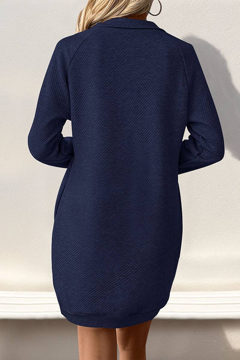 CWDSD5908_LONG SLEEVE SOLID COLOR SWEATER DRESS