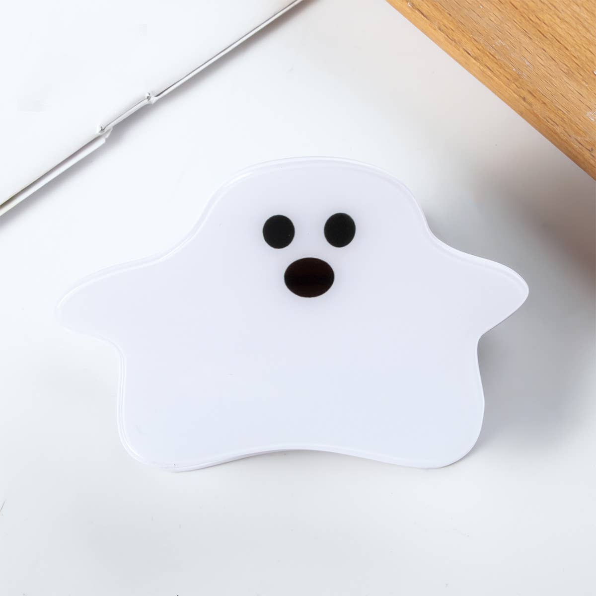 Halloween Ghost Hair Claw, Back Bun Spooky Clip_CWAHA1456