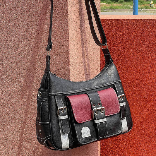 WOMEN CONTRAST BAG CROSSBODY BAG_CWAB0974