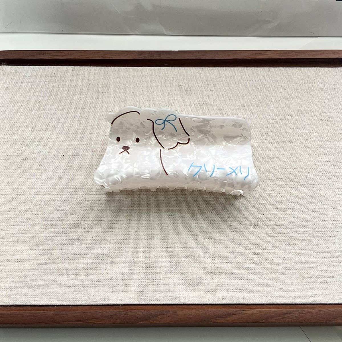 Cute Dinosaur & Pet Hair Claw, Acrylic Animal Clip