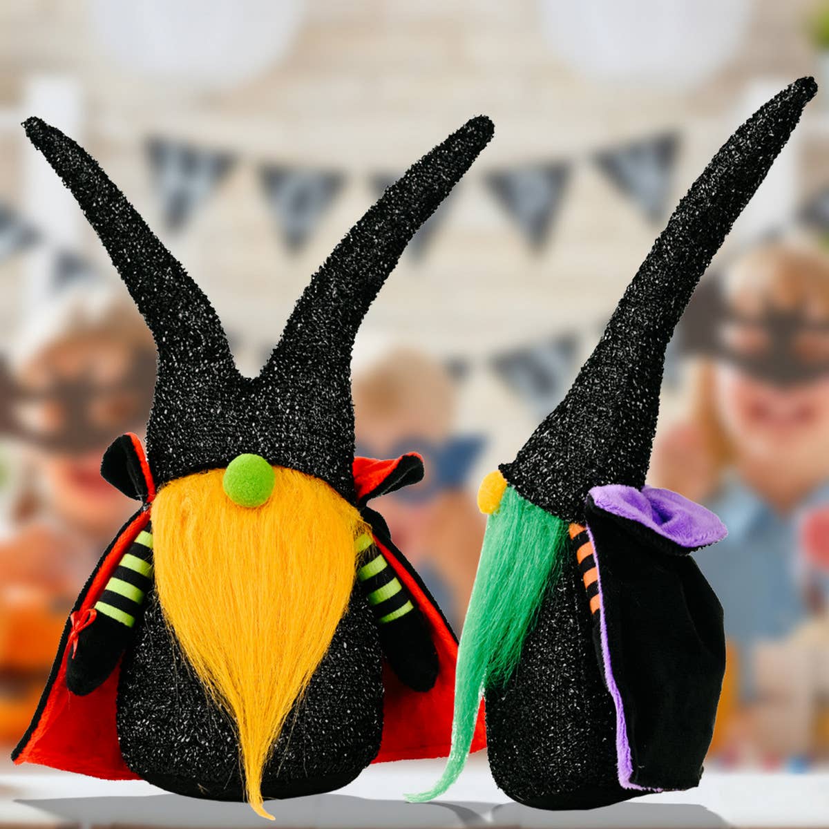 HALLOWEEN CAPE FACELESS DOLL ORNAMENTS