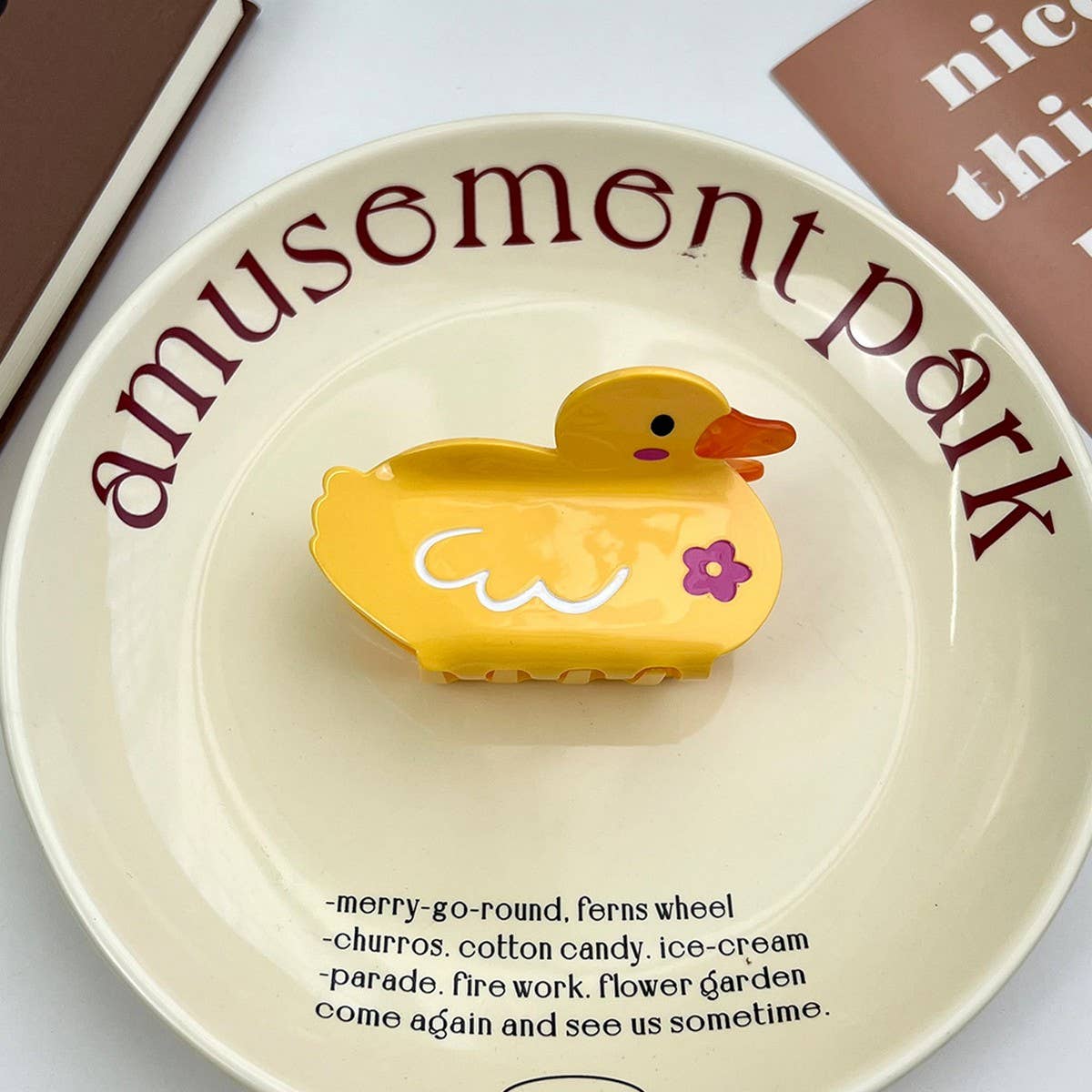 Cute Animal Acetate Claw Clip ? Cartoon Hair Grip