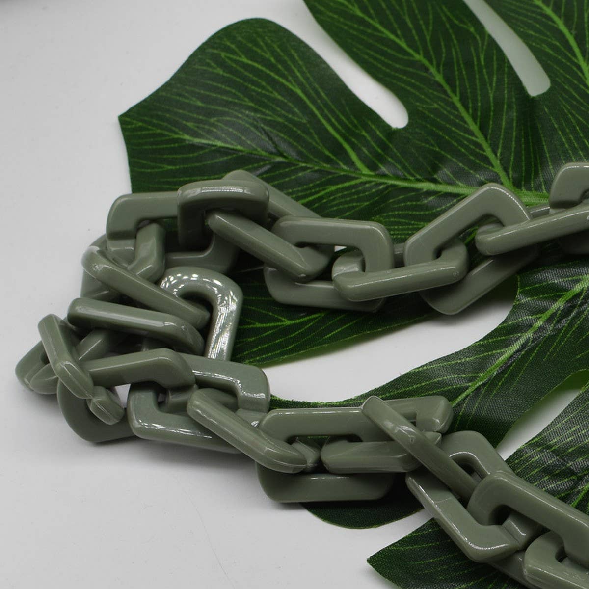 Acrylic Square Multi-Color Bag Chain,Bag Strap_CWMM5093