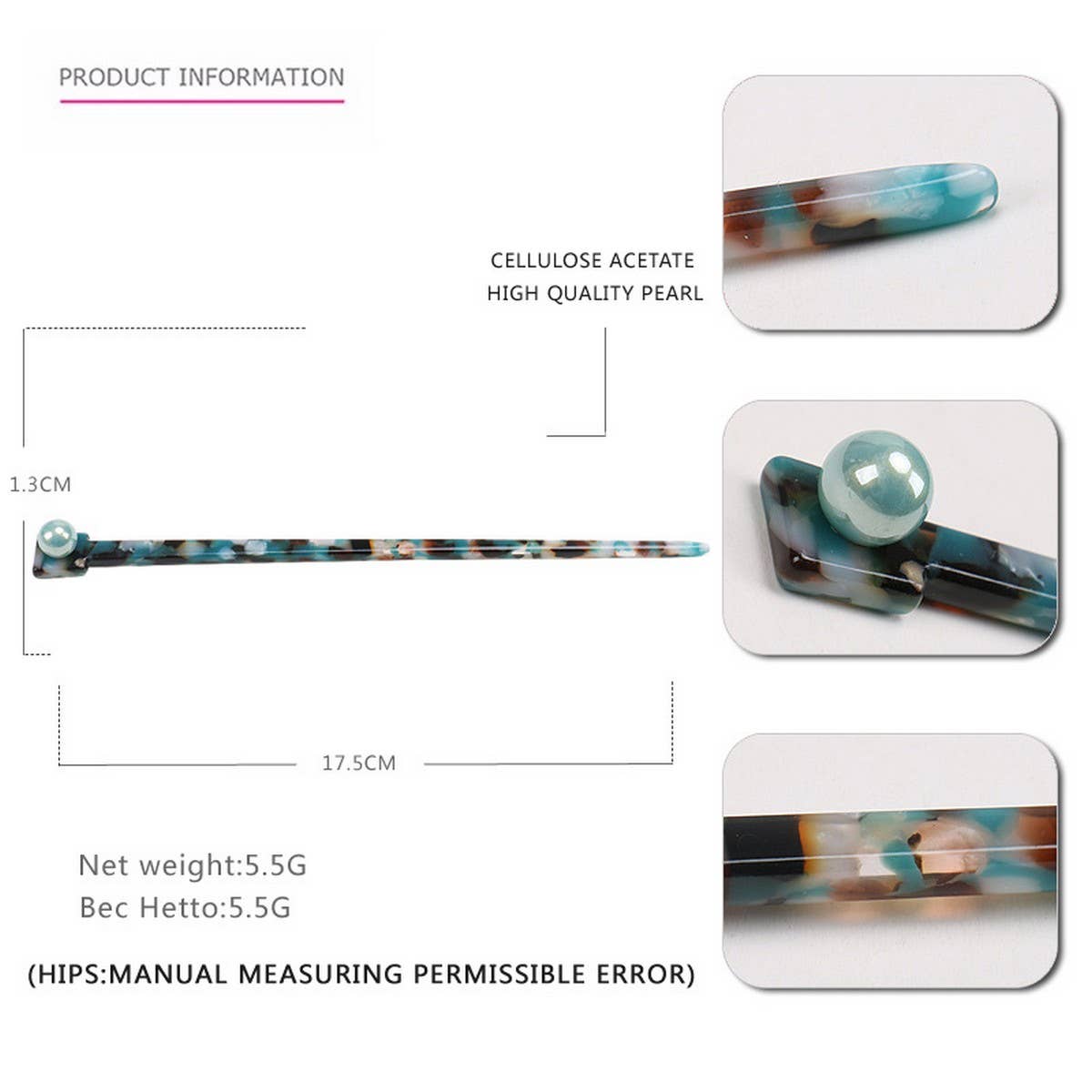 HAIRPIN ACETATE HAIRPIN INK HAIRPIN RETRO HAIRPIN