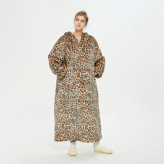 Plus Size Long Pullover Hoodie Blanket for Winter_CWAHA6527