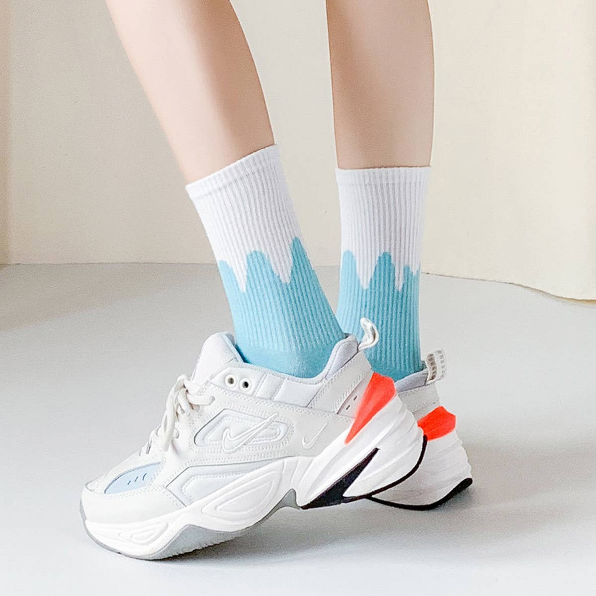 NEW BREATHABLE JACQUARD SOCKS