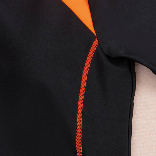 COLORBLOCK BOXER CONSERVATIVE ONE-PIECE SWIMSUIT