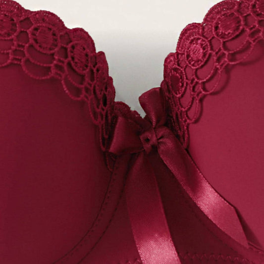 WOMEN FASHION BOW ANTI-SLIP BRA