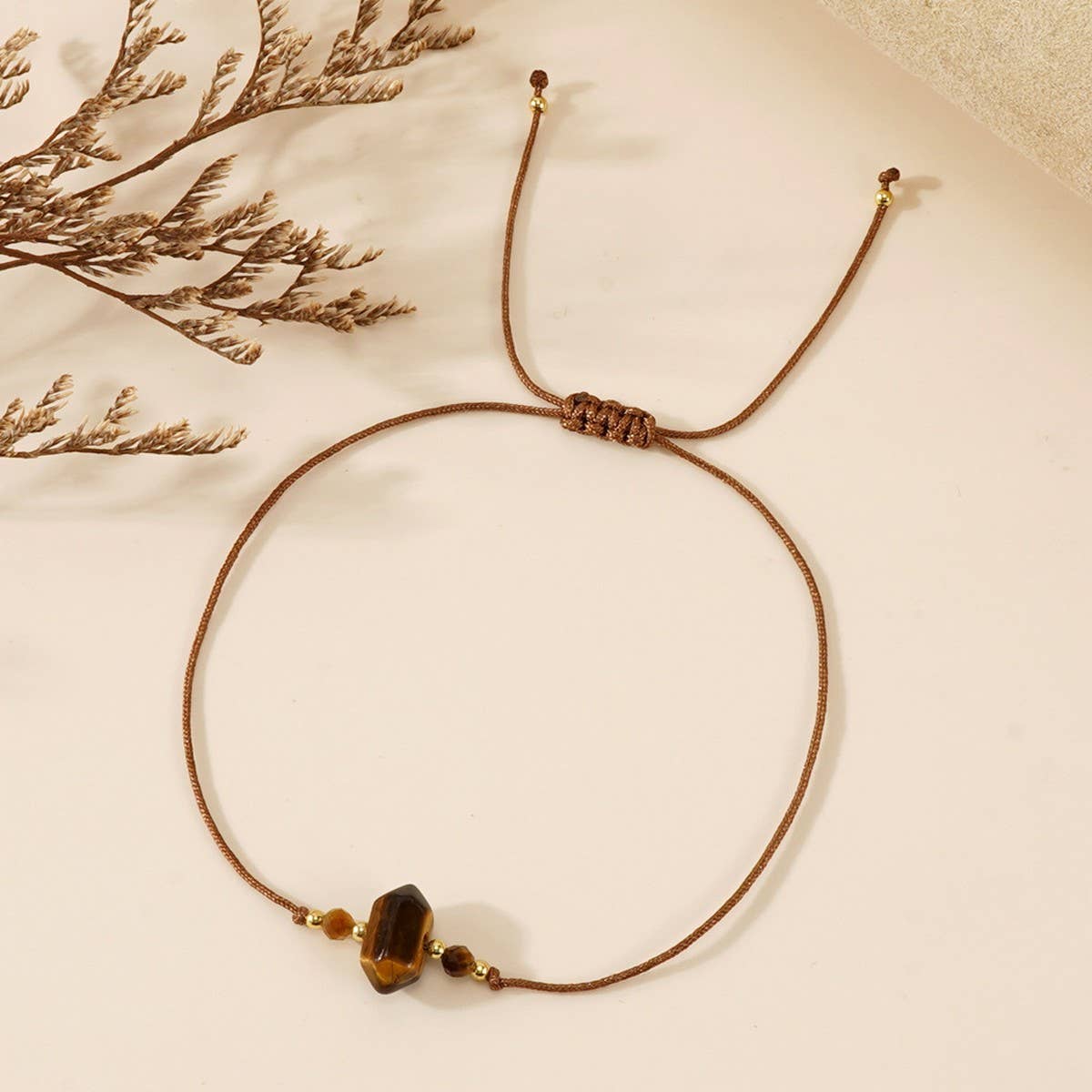 AMETHYST SEMI-PRECIOUS GEMSTONE BRACELET_CWAB4642